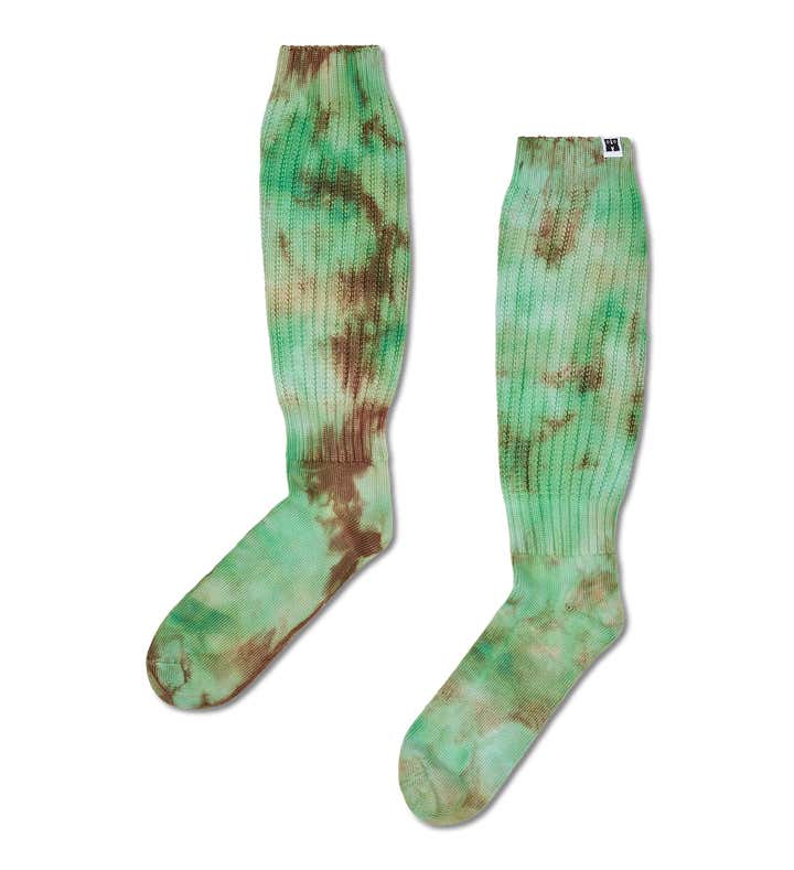 Acid Wash Slouch Sock