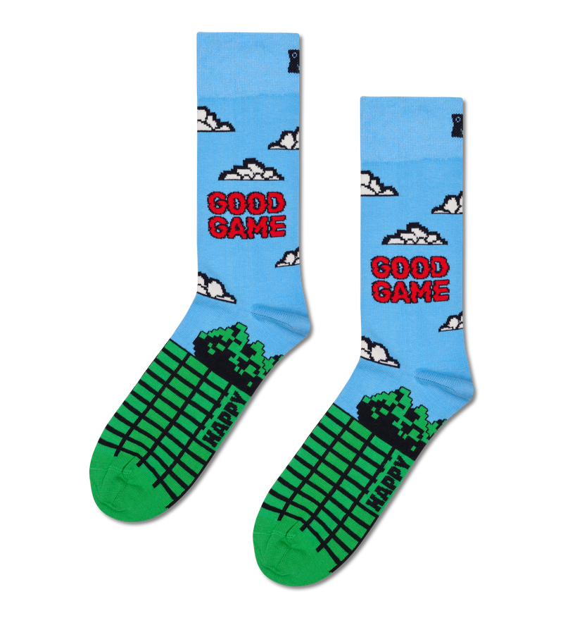 Pixelated Gaming Socks | Fun Good Game Design