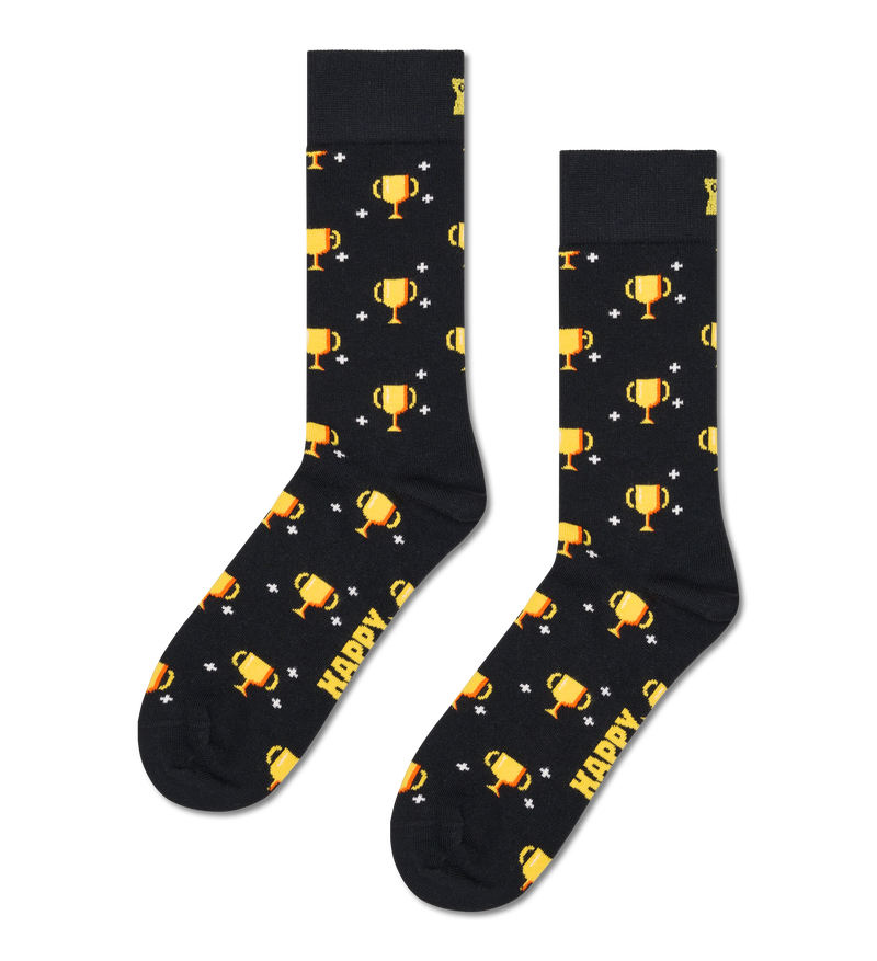 Black Trophies Sock | Silly Celebration Socks