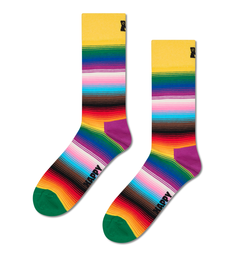 Rainbow Pride Stripe Socks | Colorful & Fun