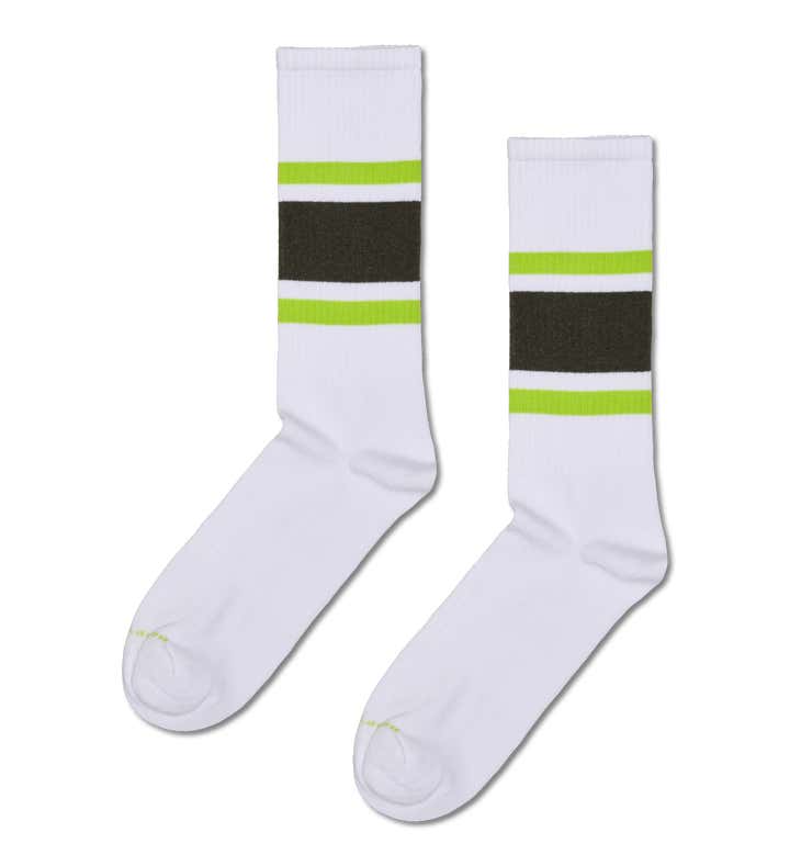 Simple Stripe Sneaker Sock