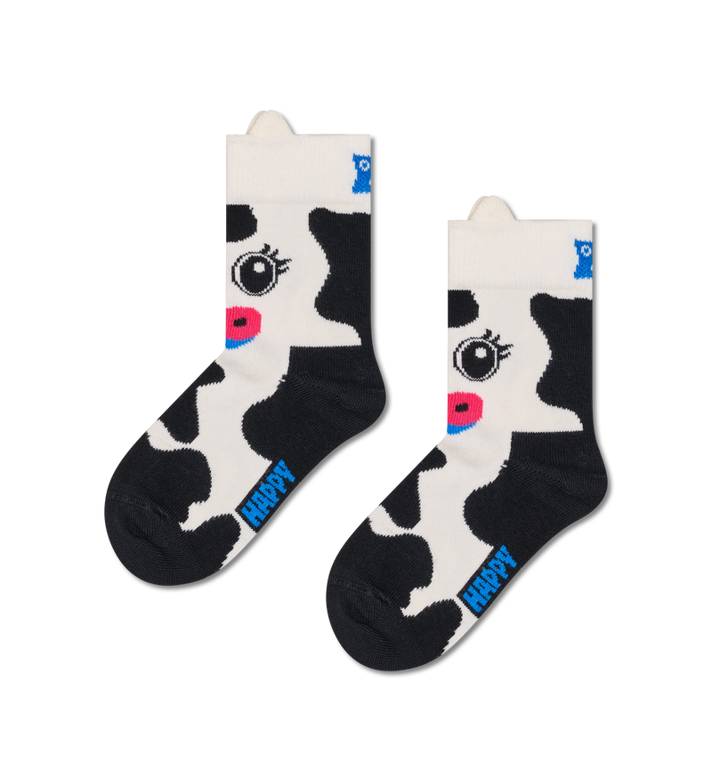 Cute Cow Print Kids Socks | Fun Animal Socks