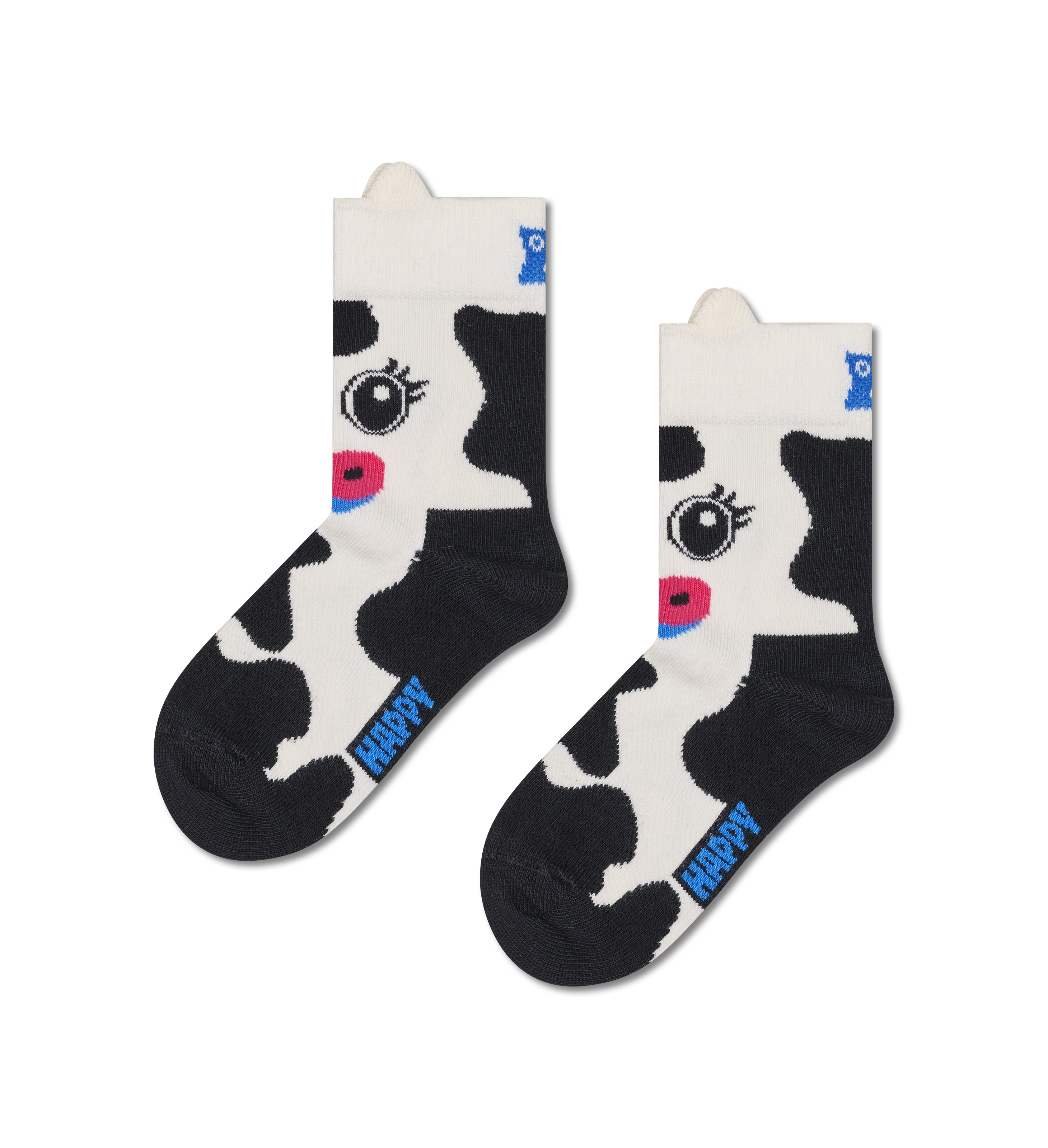 Fun Kids Cow & Pig Print Socks | 2-Pack Gift Set