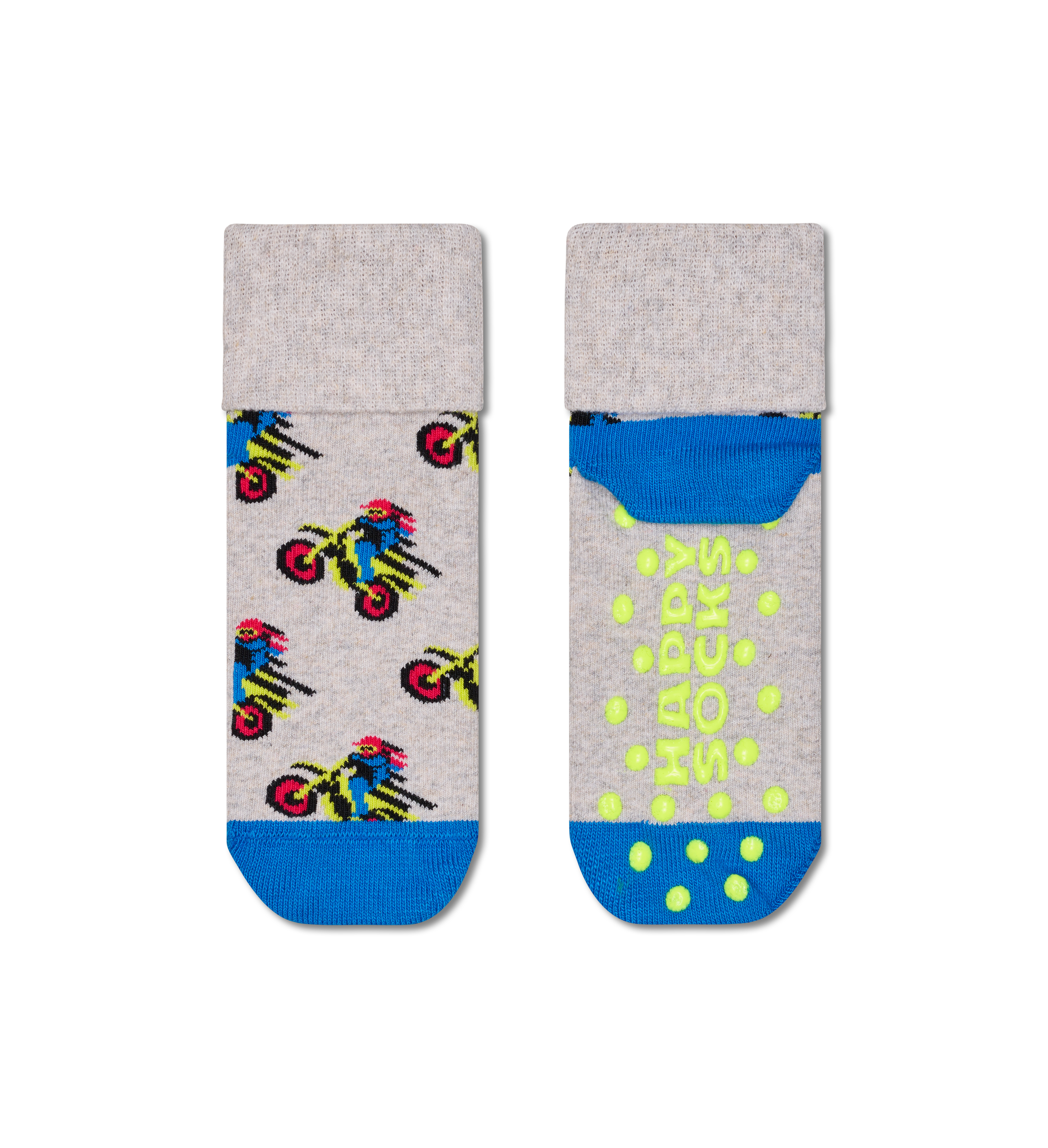 Kids' Motorbike Grip Socks | Non-Slip Toddler Socks