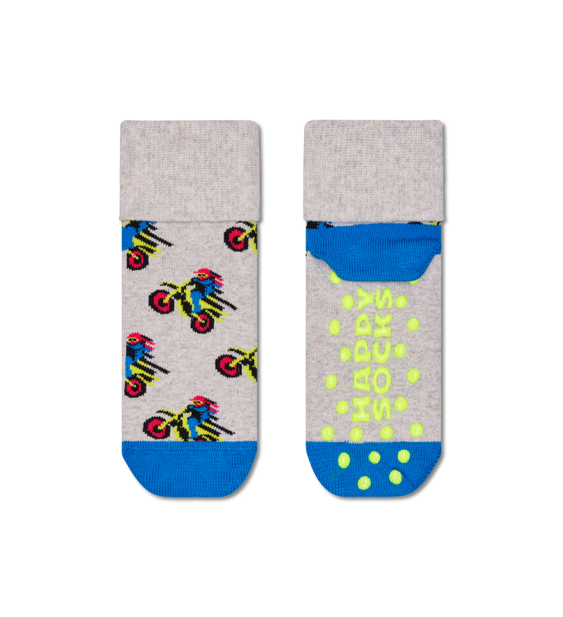Kids' Motorbike Grip Socks | Non-Slip Toddler Socks