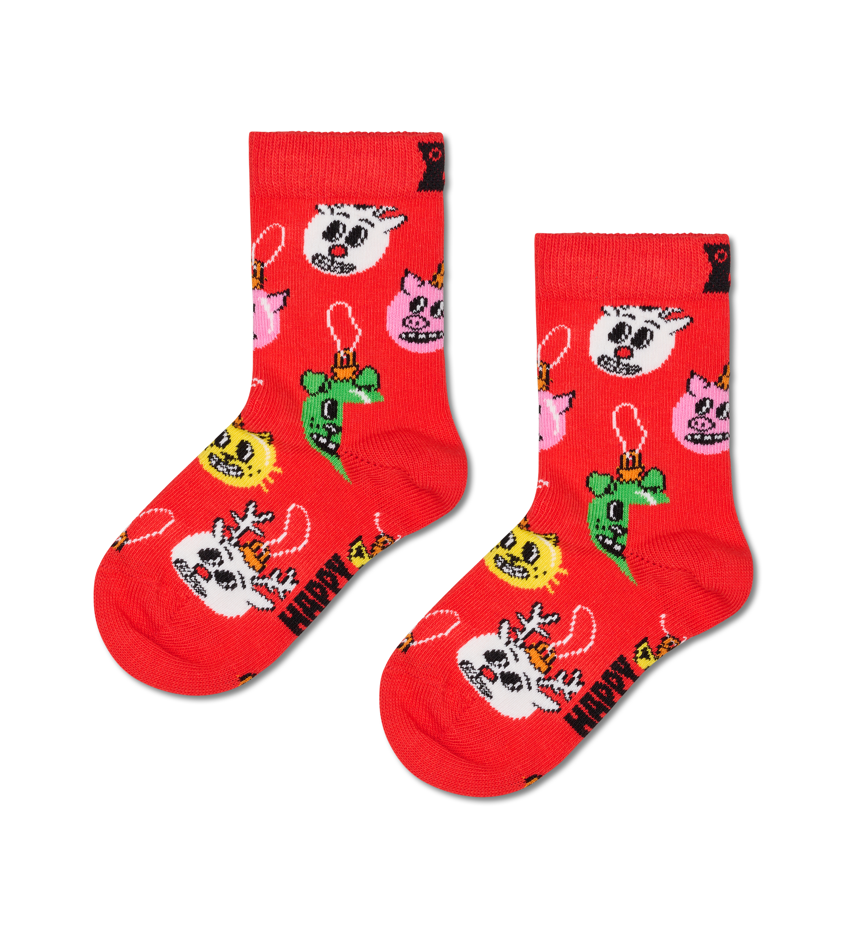 Colorful Kids Christmas Bauble Socks | Fun Holiday