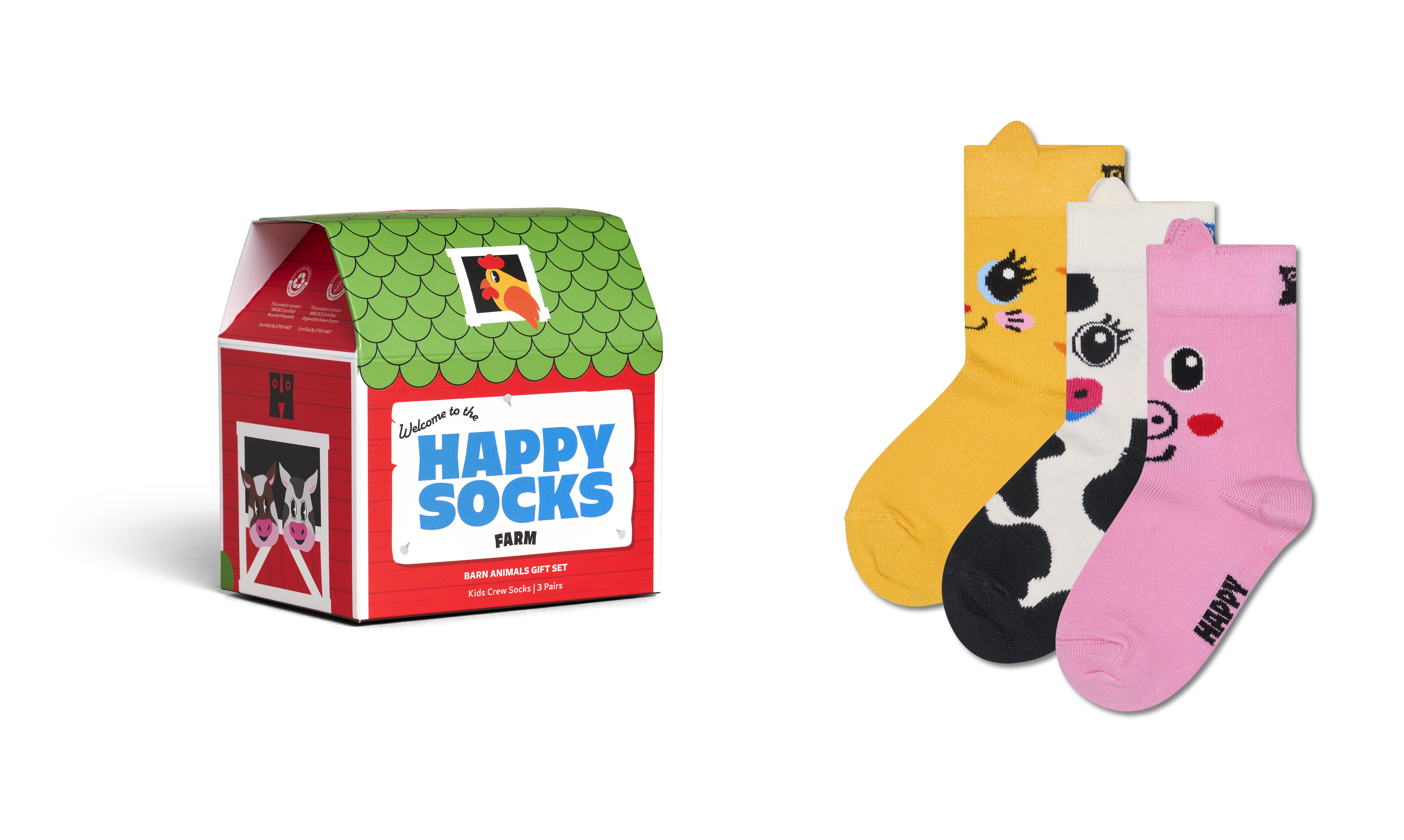 Kids Animal Socks 3-Pack Gift Set | Fun Toddler Socks