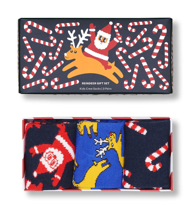 Christmas Kids Socks 3-Pack | Fun Secret Santa Gift