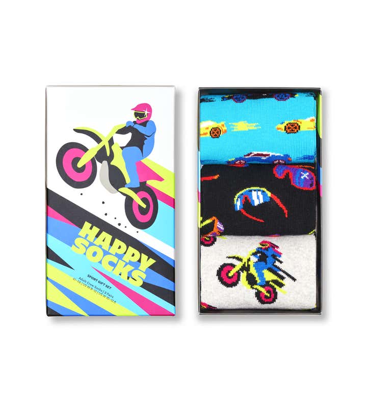 3-Pack Fast Sports Socks Gift Set