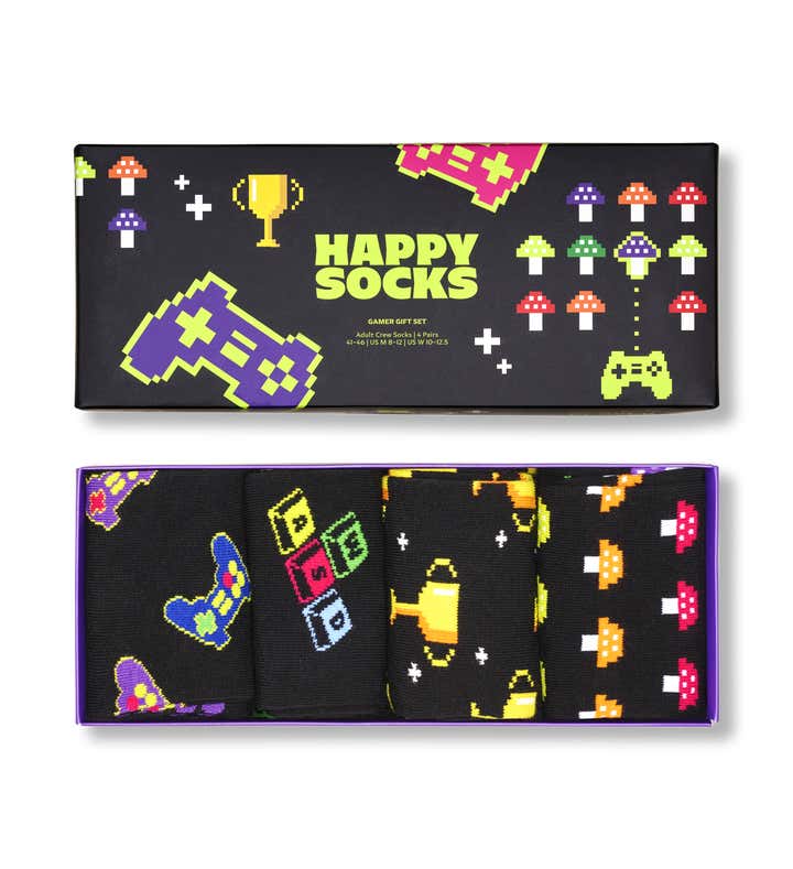 4-Pack Gamer Socks Gift Set