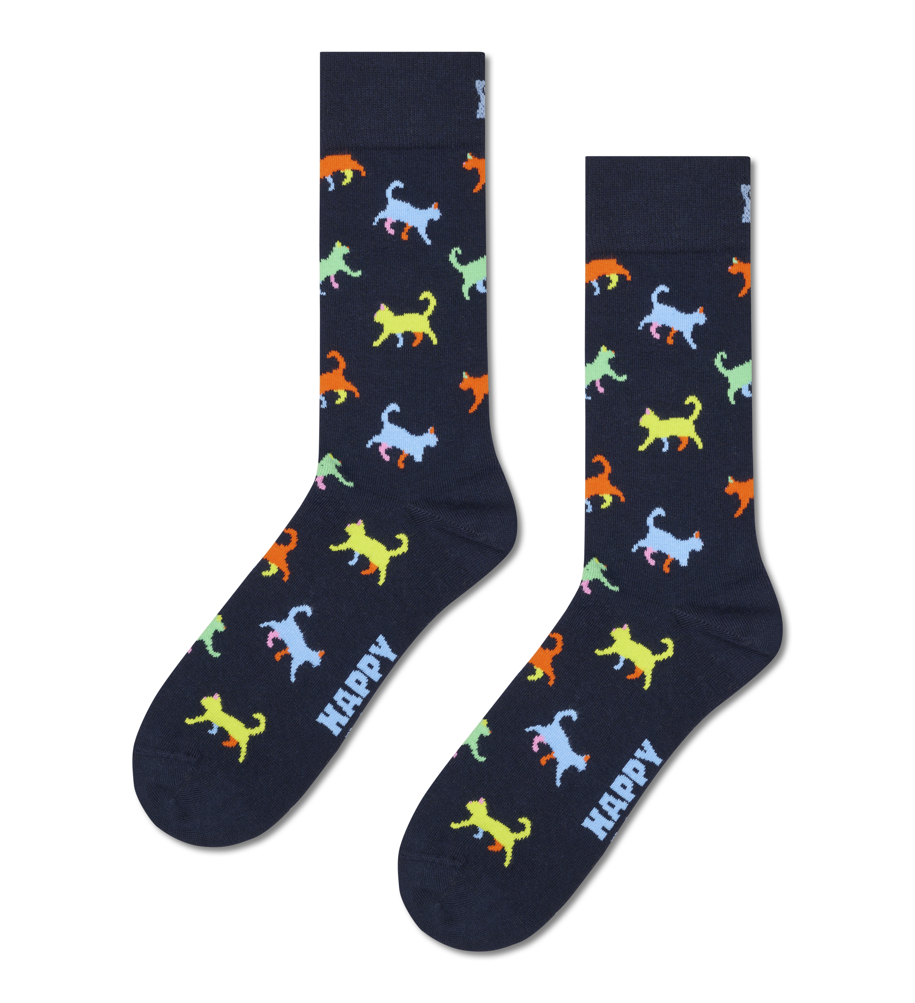 Colorful Socks 7-Pack Gift Set | Crazy Fun Socks | Happy