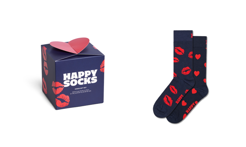 Heart-Themed Valentine's Socks Gift Set | Couples