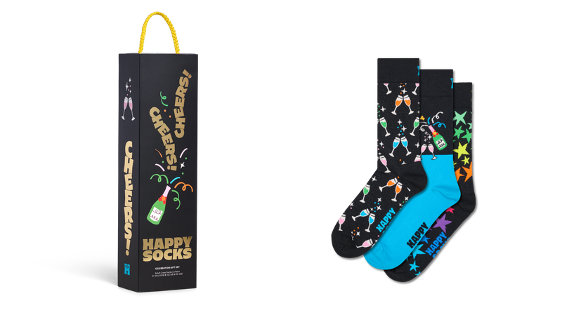 Festive 3-Pack Socks Gift Set | Novelty Graduation Gifts