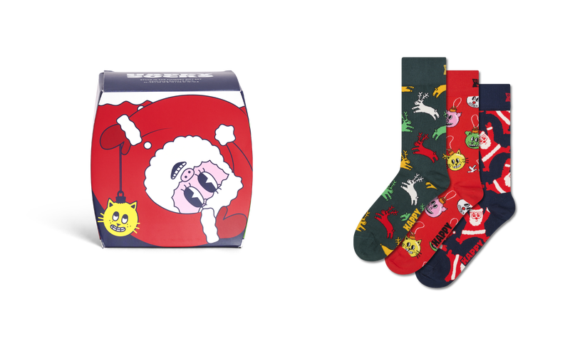 Fun Christmas Socks Gift Set | 3-Pack Holiday Patterns