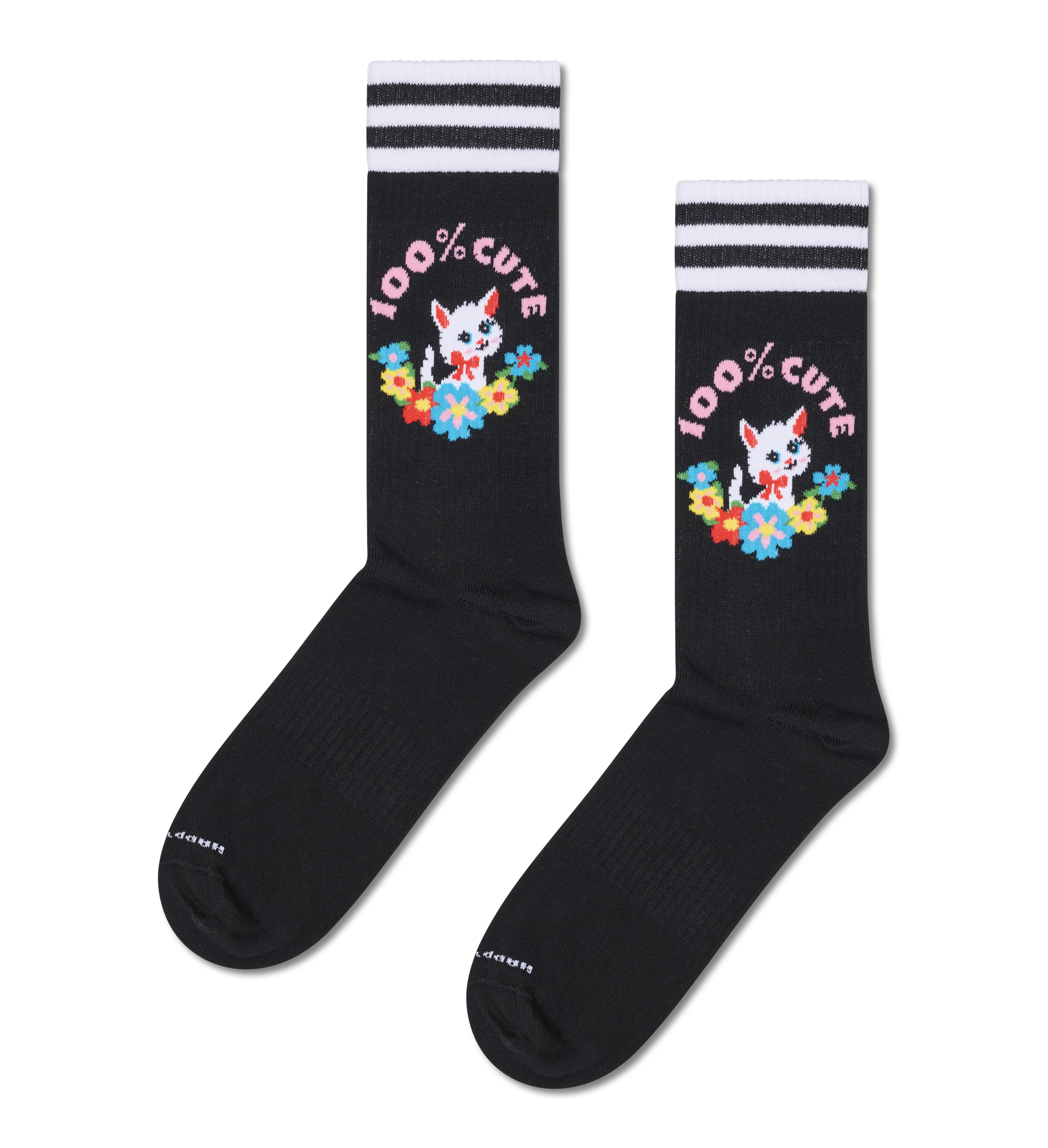 Cute Fawn Sneaker Socks | 100% Cute Gym Socks