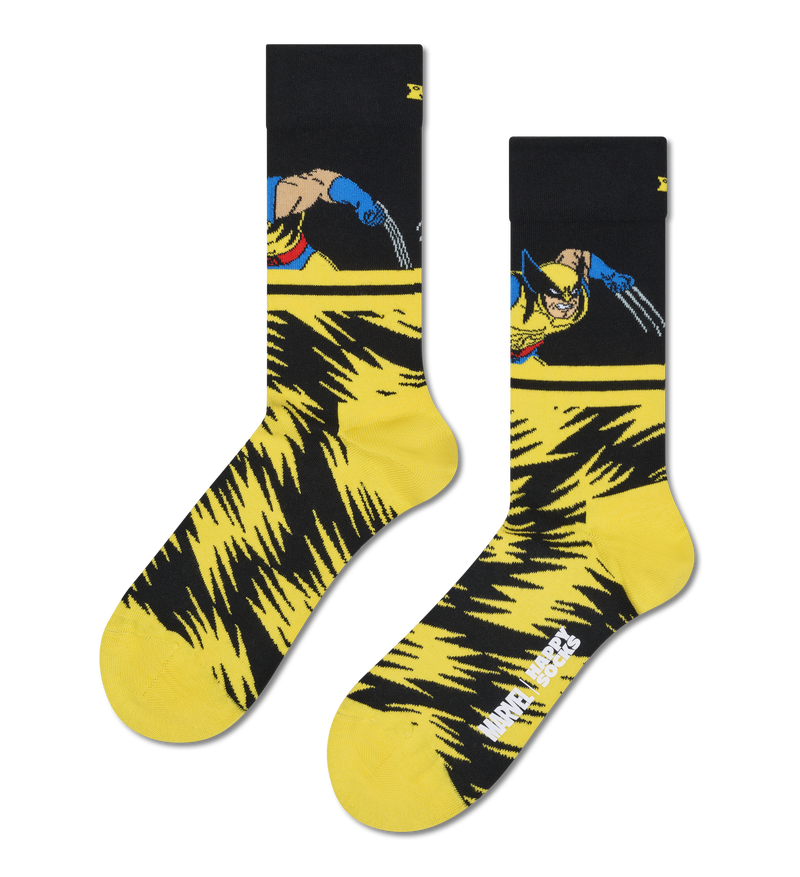 Black MARVEL™ X-Men Wolverine Crew Sock