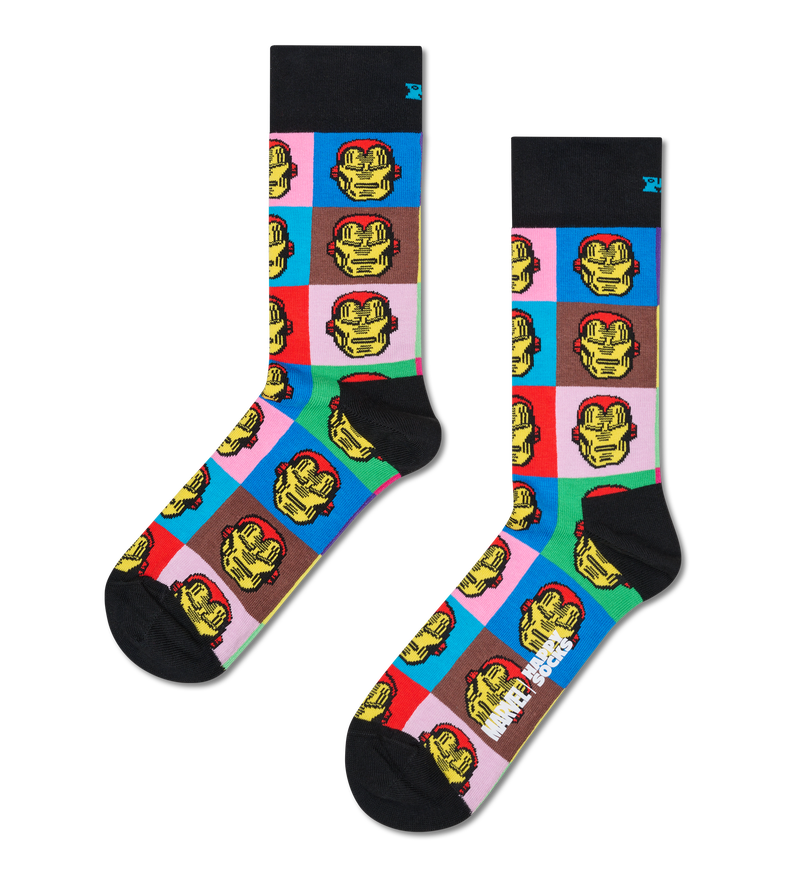Black MARVEL™ Iron Man Crew Sock