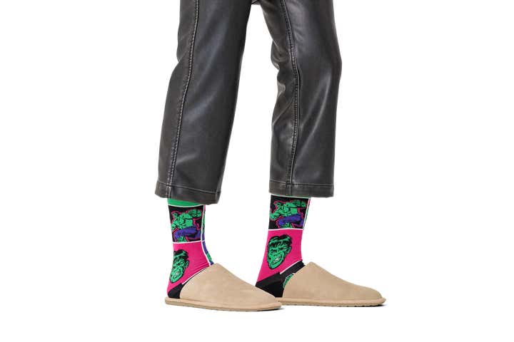 Hulk Sock Rip Green Marvel™ The Hulk Crew Sock | Happy Socks EU