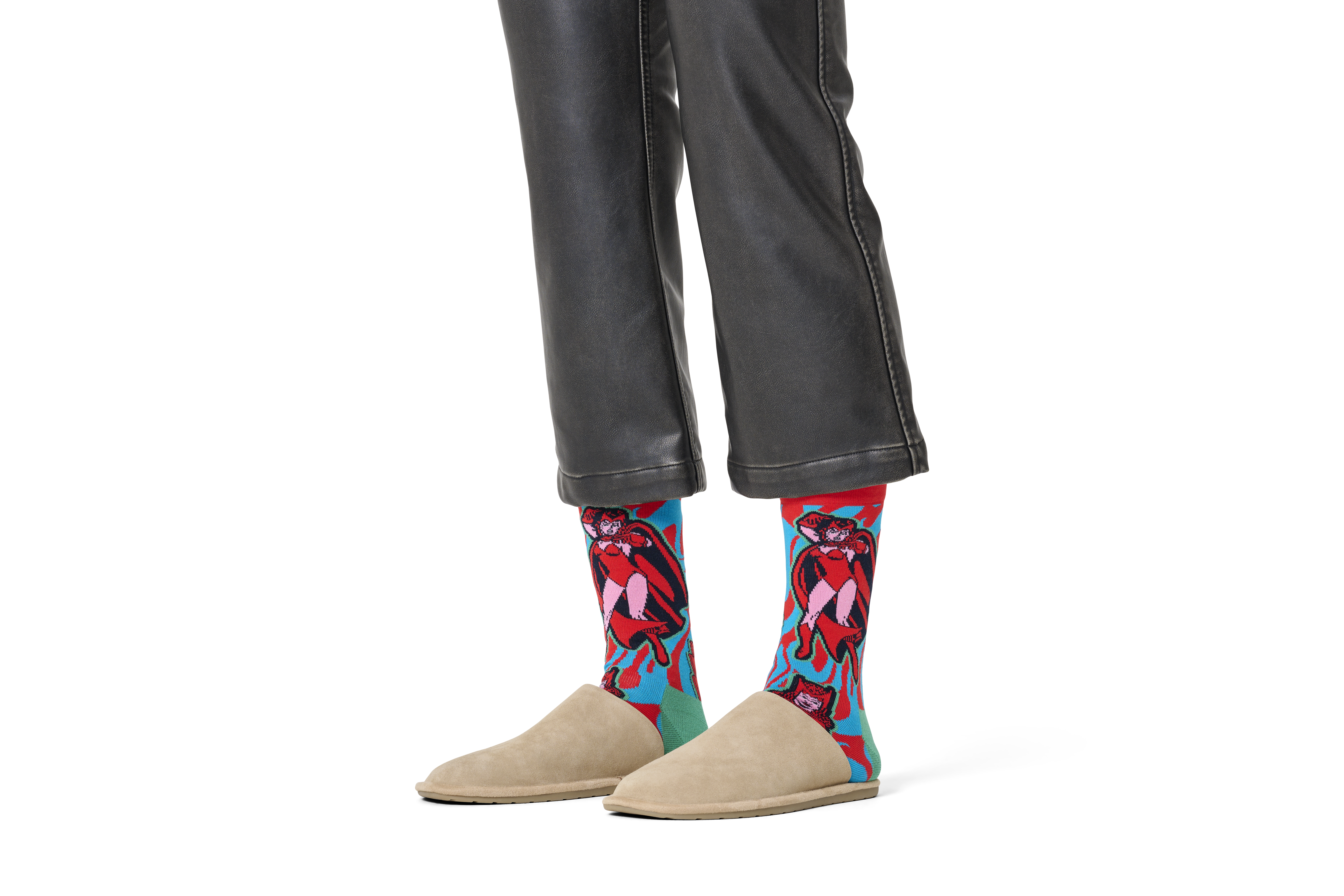 Red Marvel™ Scarlet Witch Crew Sock | Happy Socks US