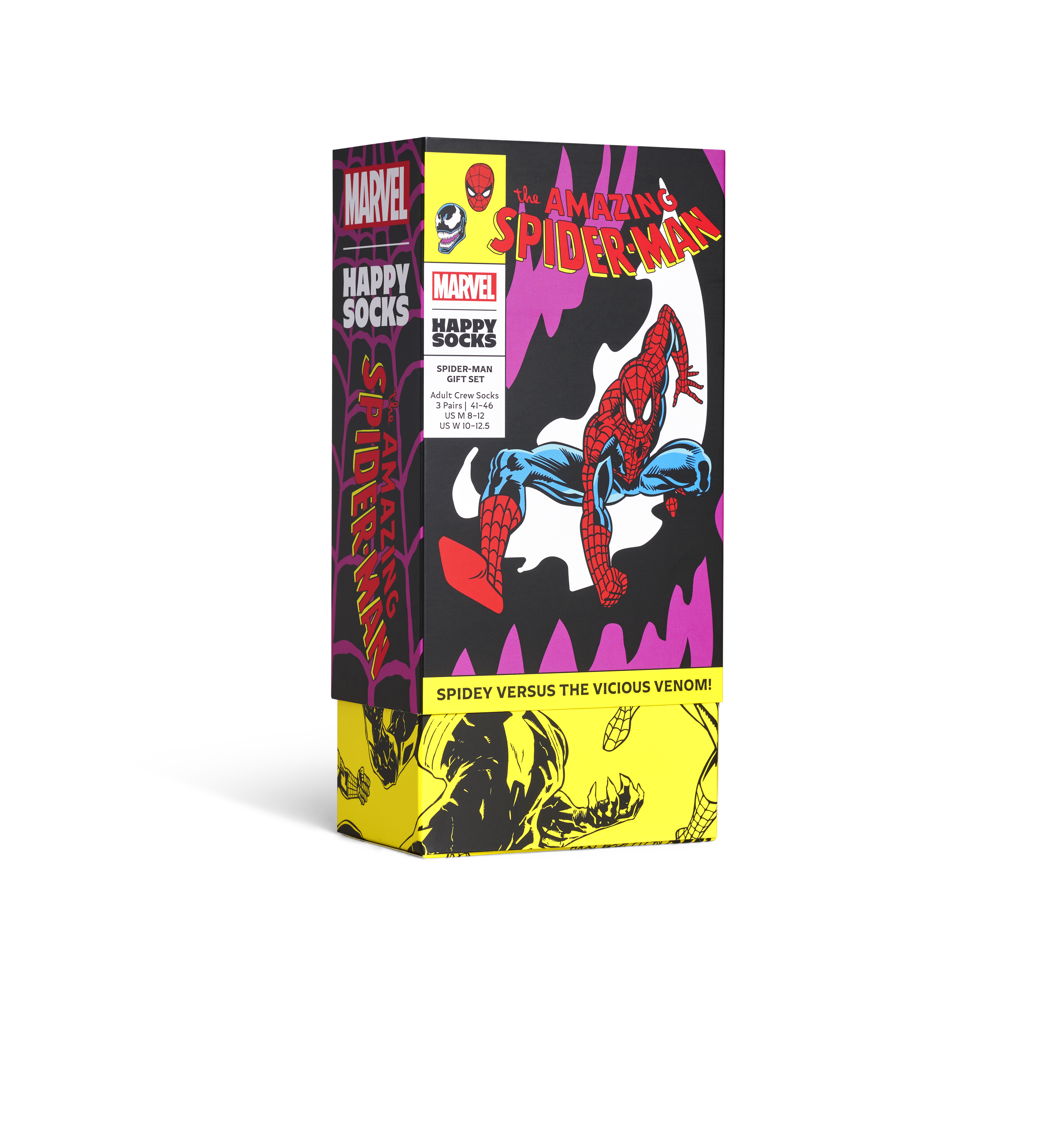 Spider-Man Vs Venom 3-Pack Sock Set | Happy Socks US