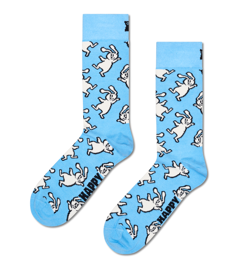 Red Bunny Crew Sock