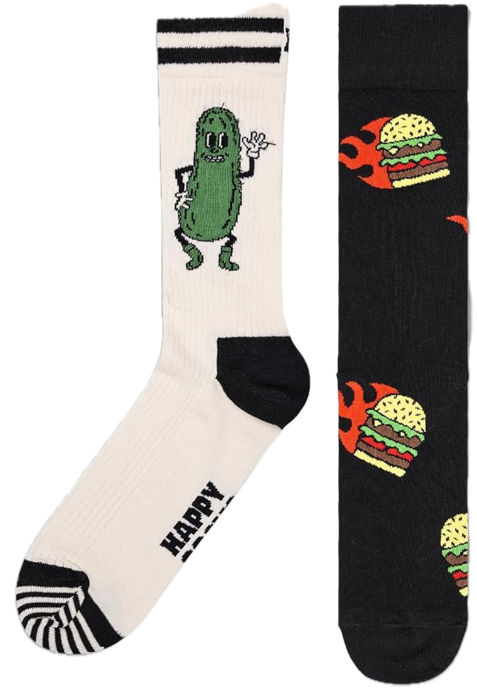 2-Pack Burger & Pickle Mix Socks