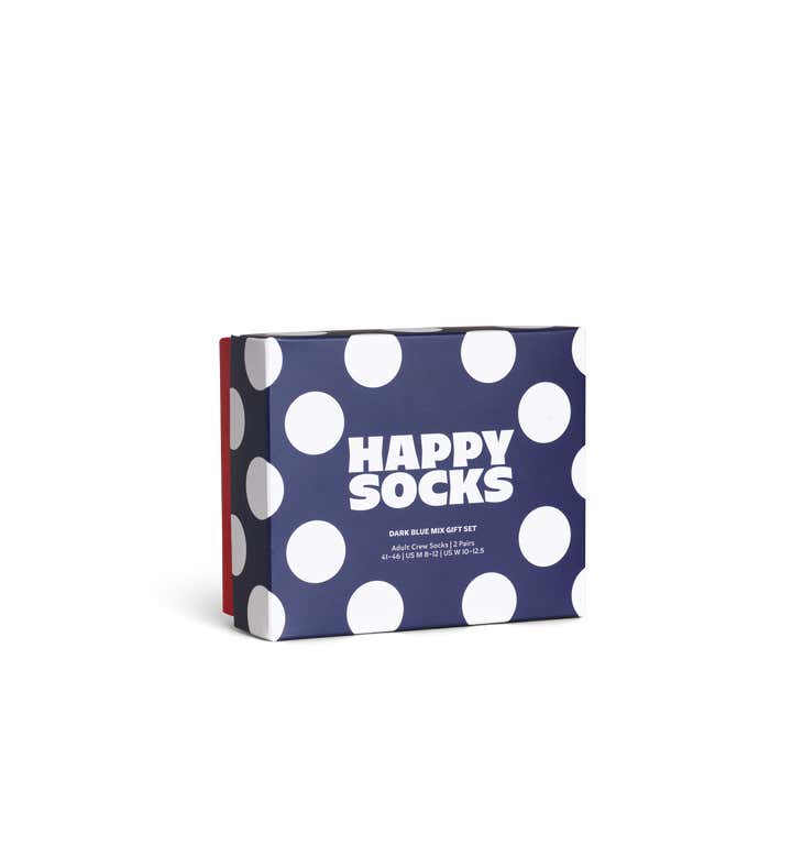 2-Pack Dark Blue Mix Socks Gift Set