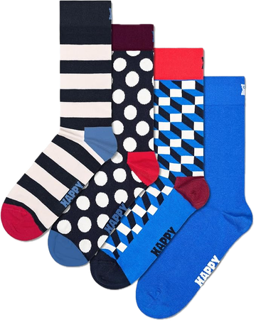 4-Pack Blue Mix Socks