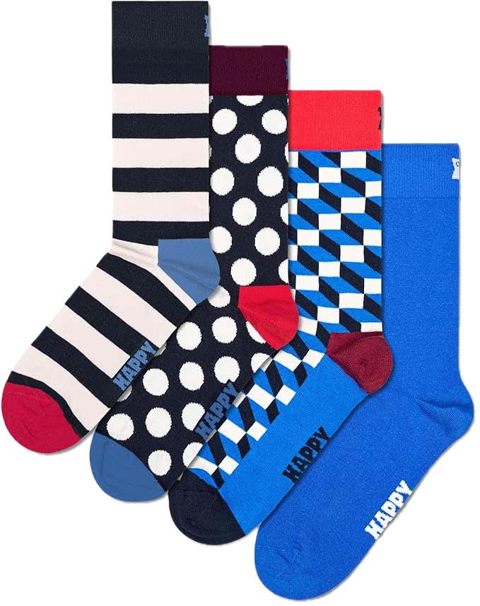 4-Pack Blue Mix Socks