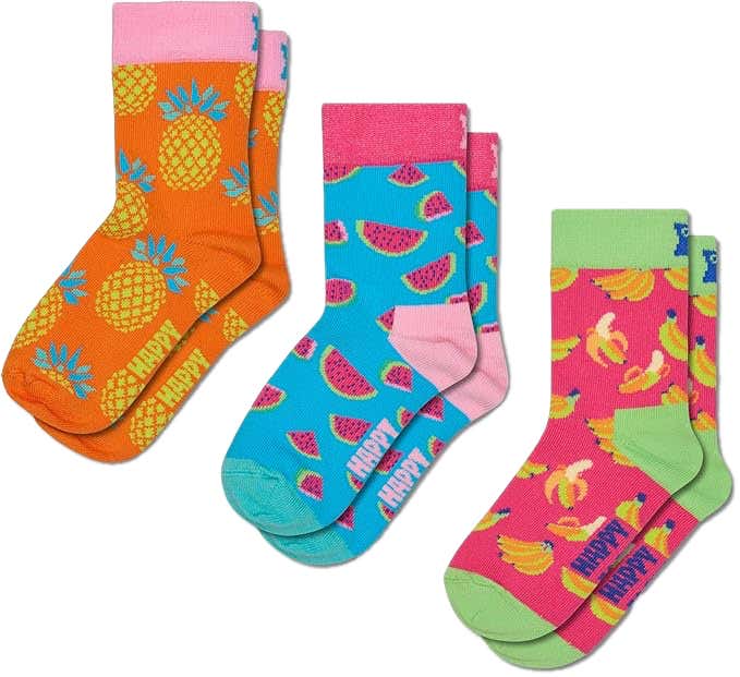 Kids 3-Pack Fruity Mix Socks