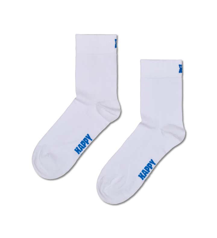 Solid Short Crew Sock