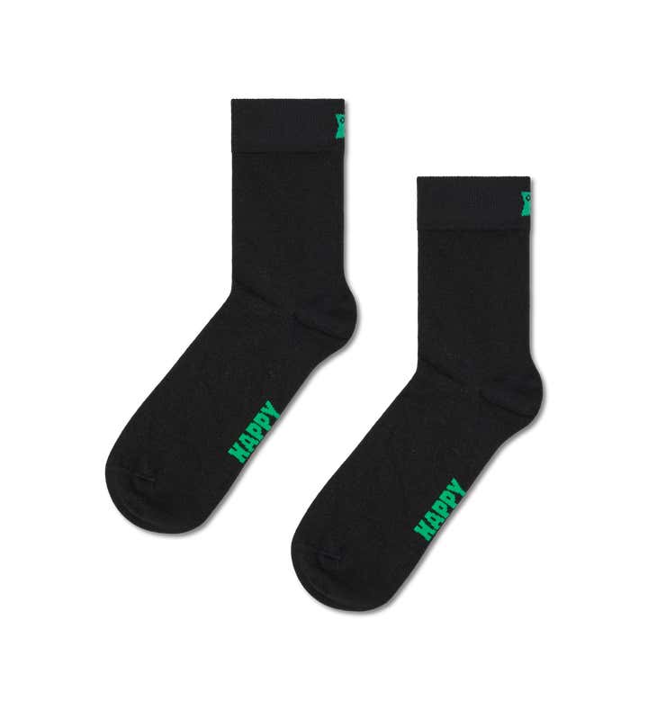 Solid Short Crew Sock