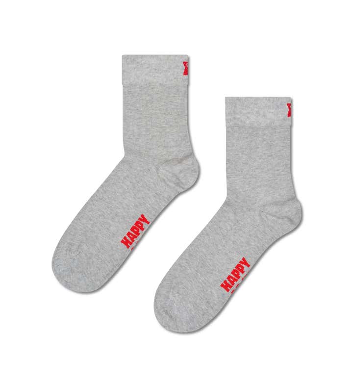 Solid Short Crew Sock