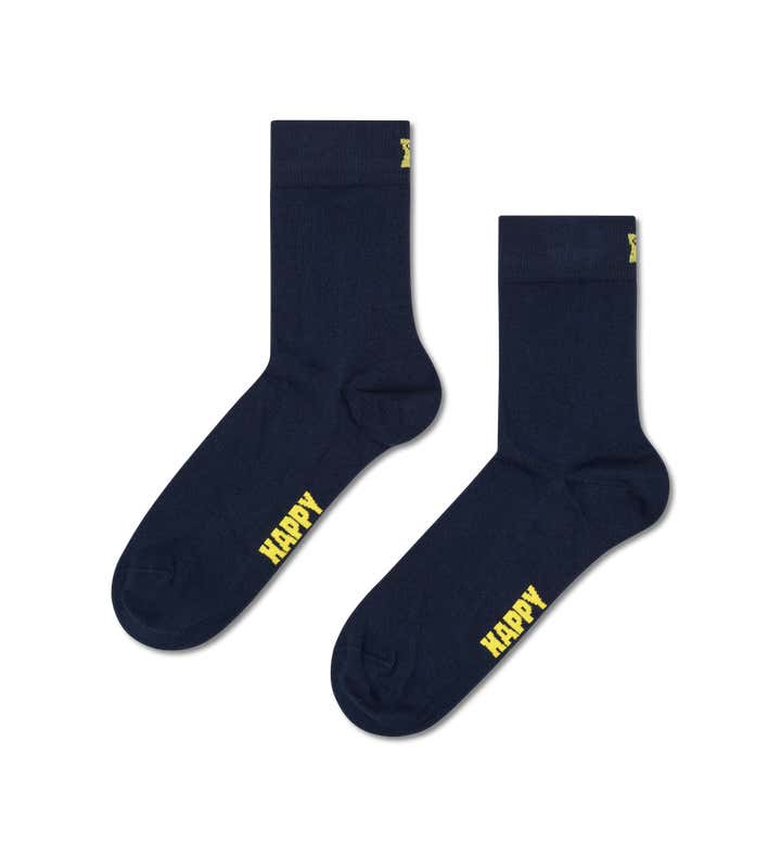 Solid Short Crew Sock