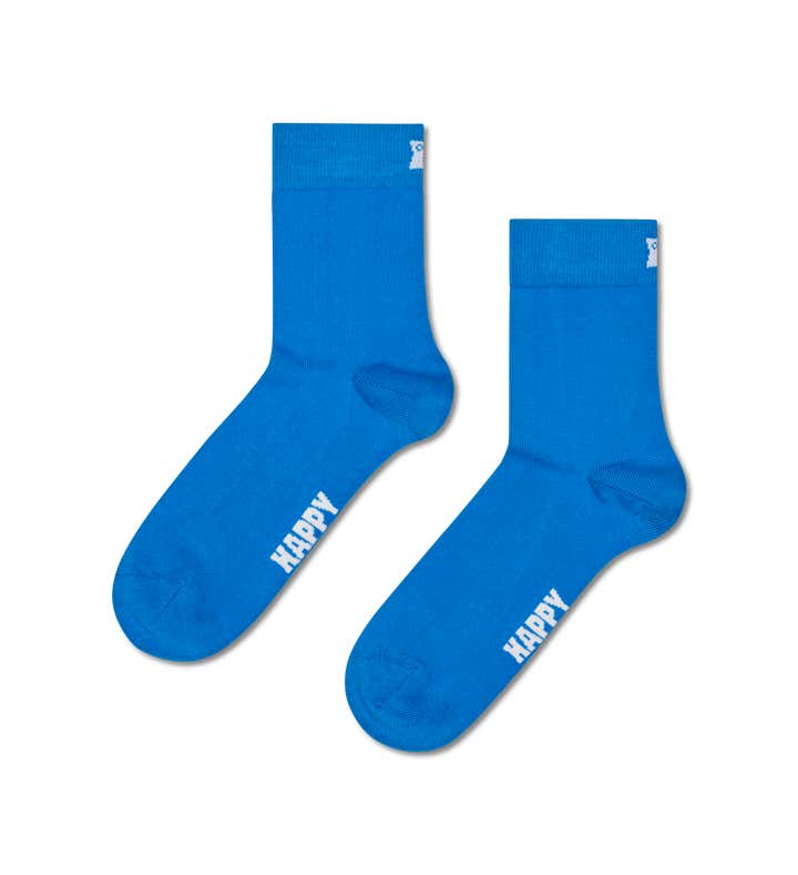 Solid Short Crew Sock