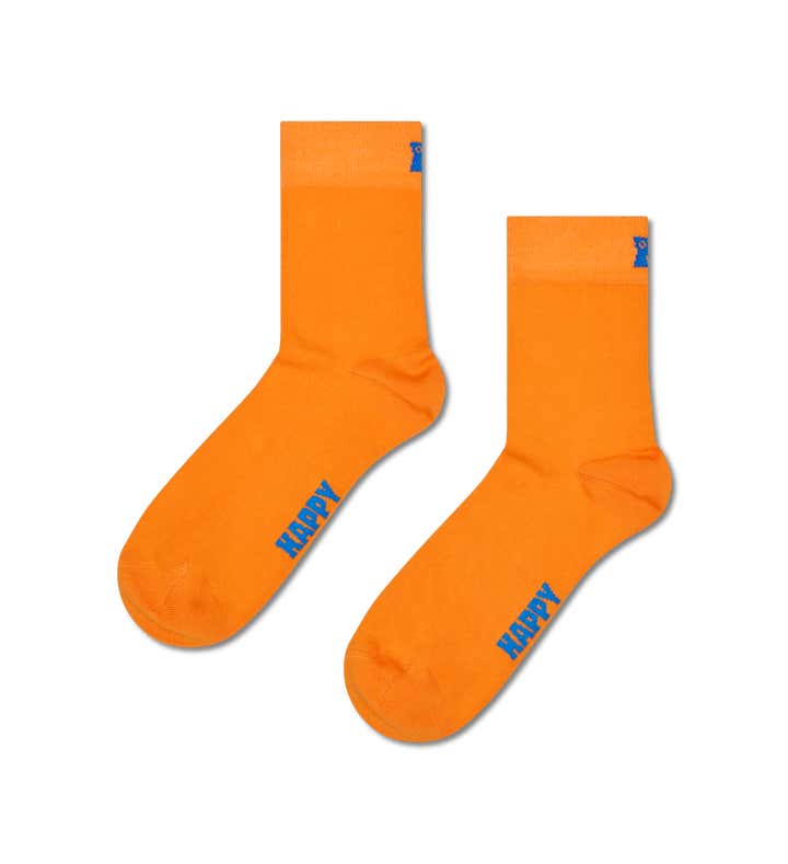 Solid Short Crew Sock