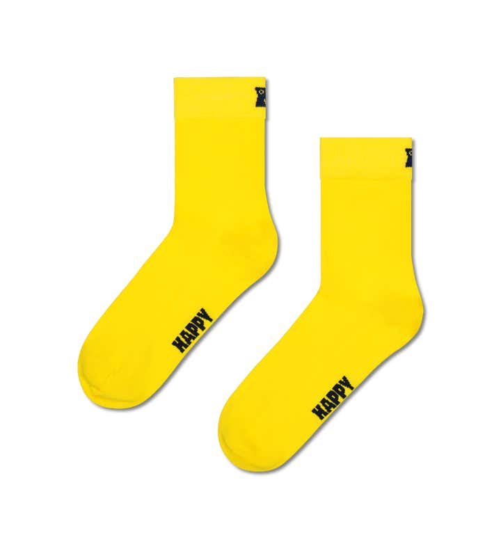 Solid Short Crew Sock