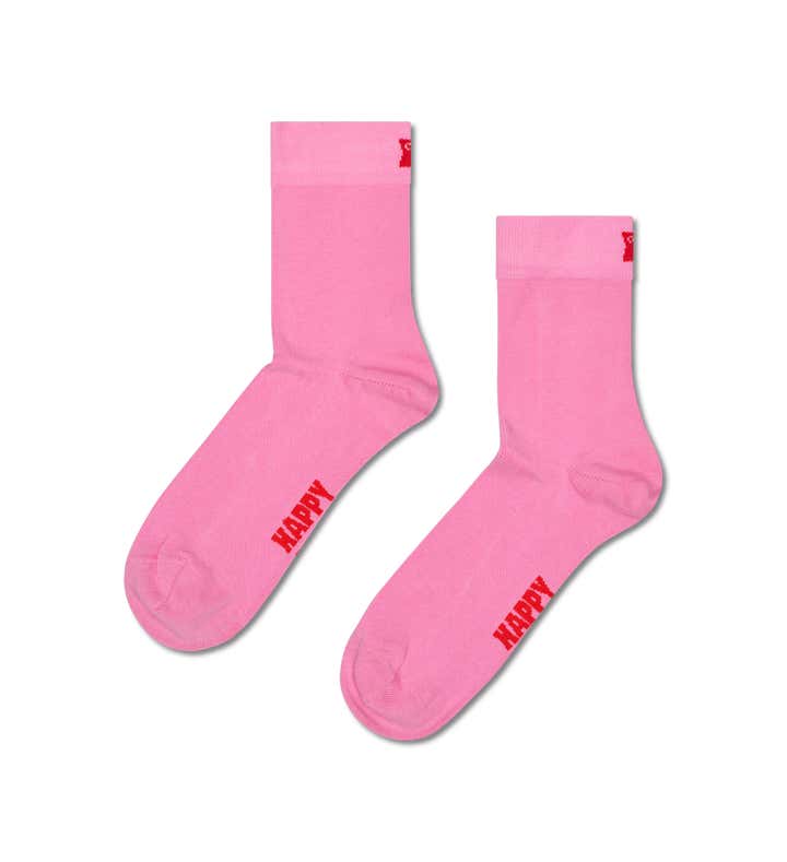 Solid Short Crew Sock