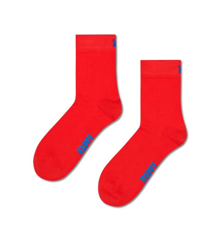 Solid Short Crew Sock