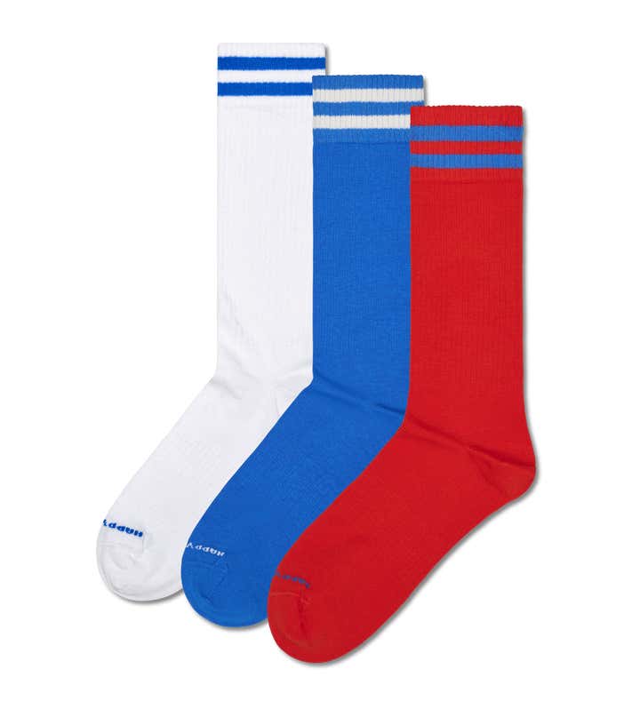 3-Pack Solid Sneaker Socks