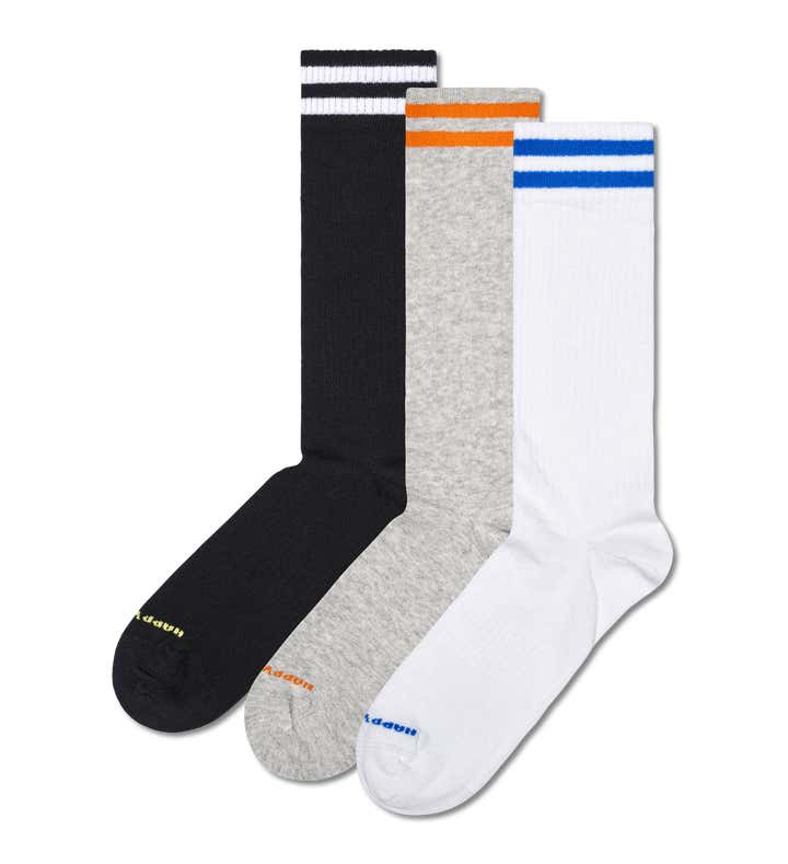 3-Pack Solid Sneaker Socks