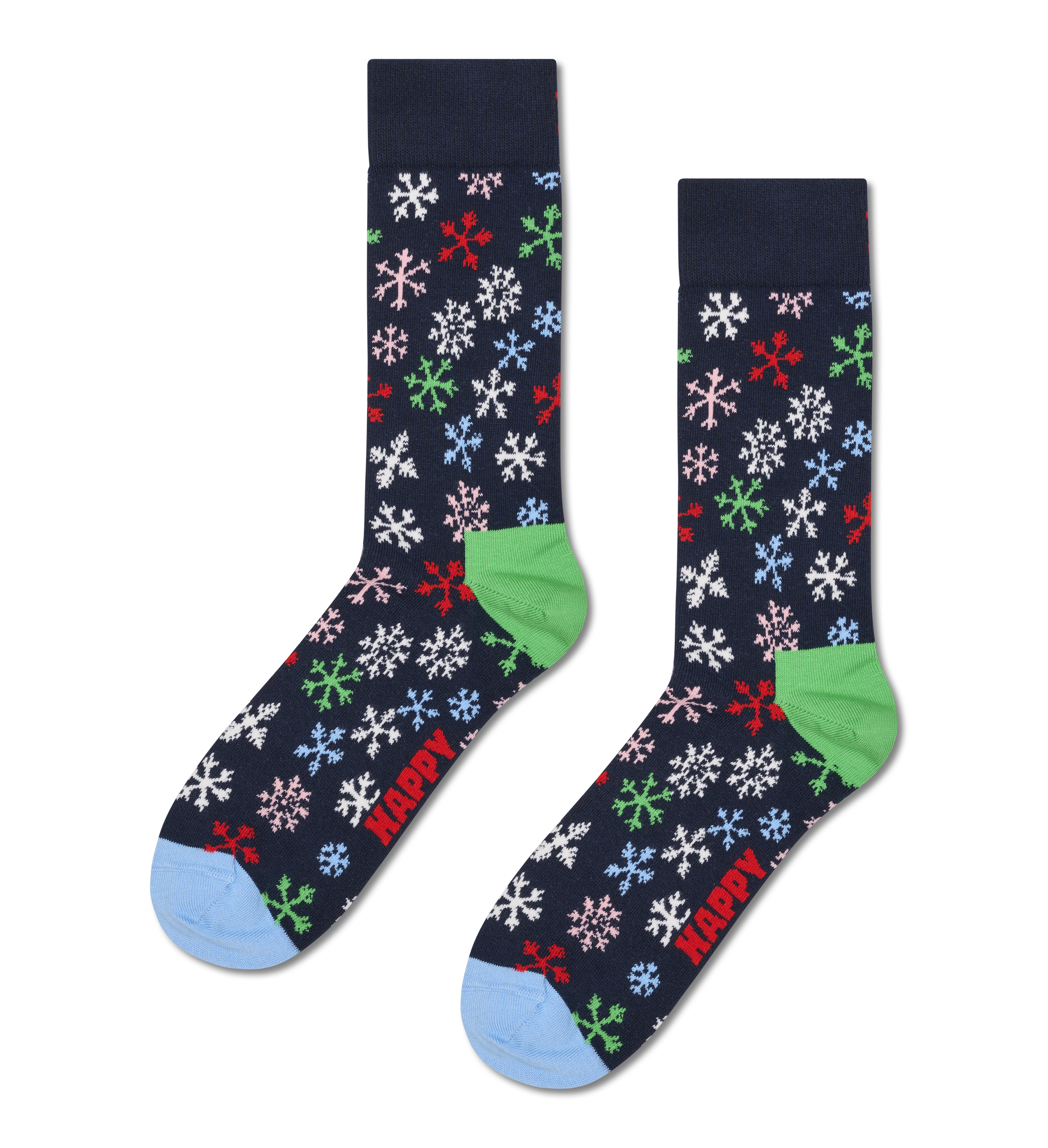 Colorful Snowflake Socks | Winter Snow Socks
