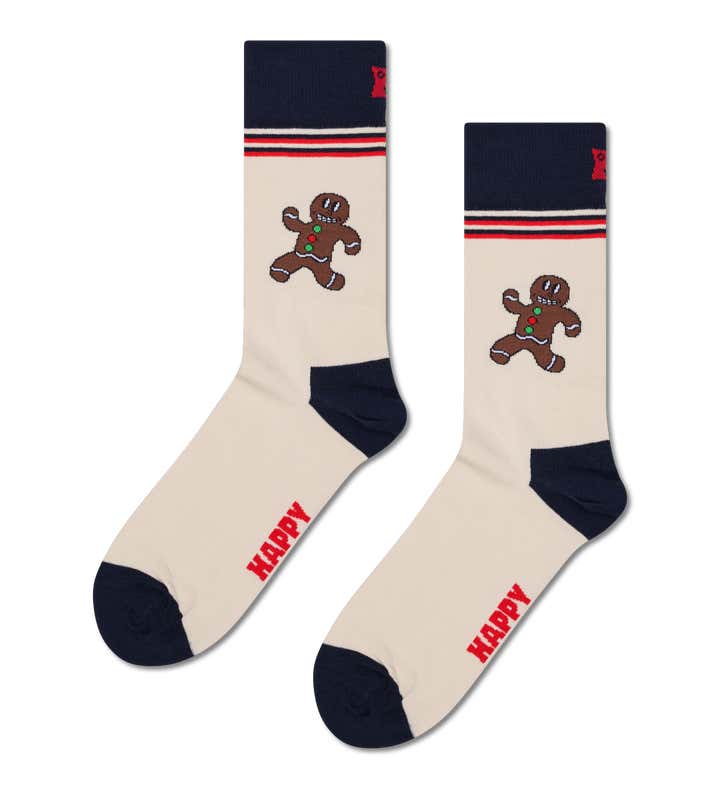 Happy Gingerbread Sock