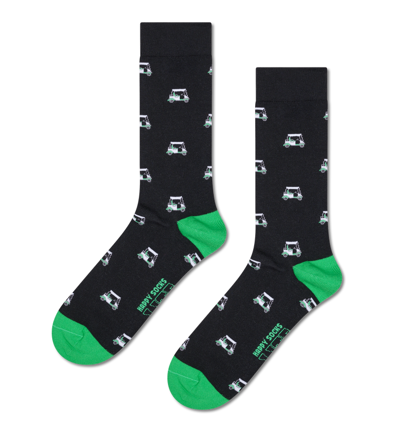 Golf-Inspired Gold Sports Socks