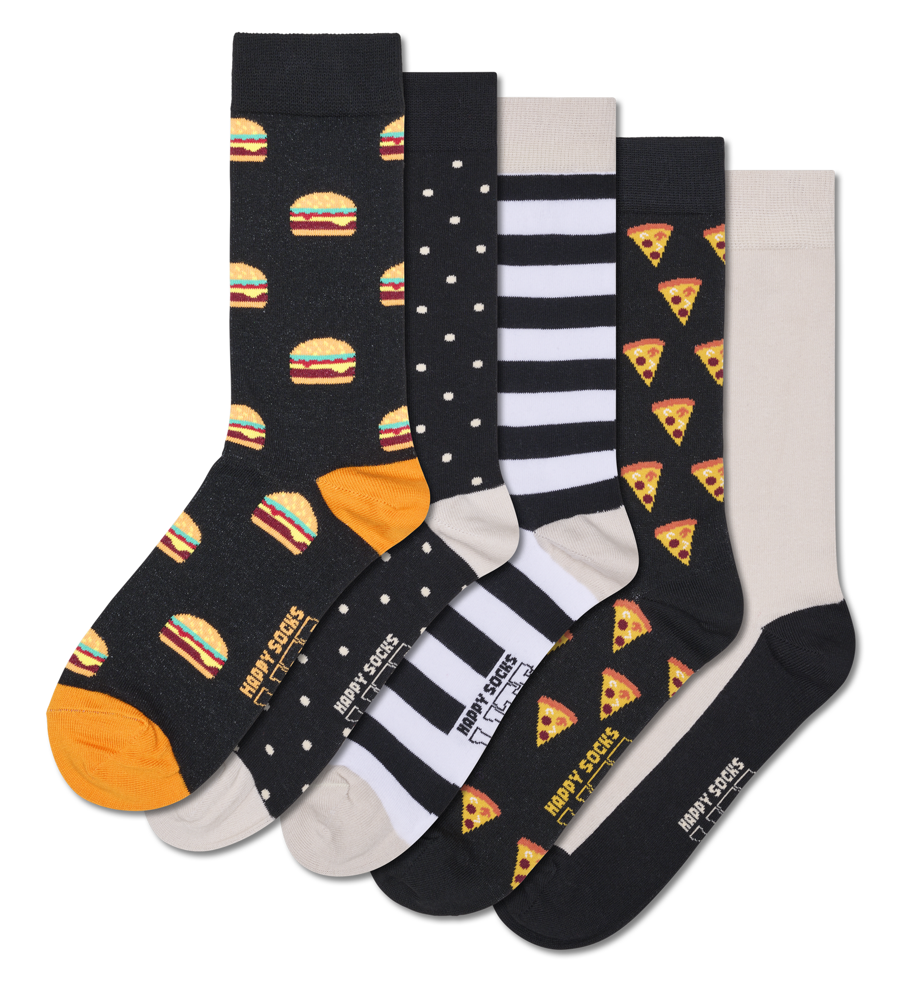 Colorful Food-Inspired Socks 5-Pack | Crazy & Fun