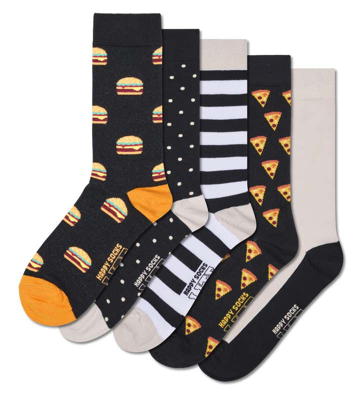 5-Pack Everyday Food Socks