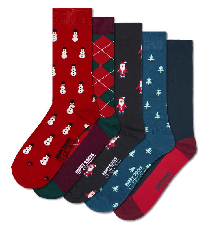 5-Pack LITE Holiday Socks