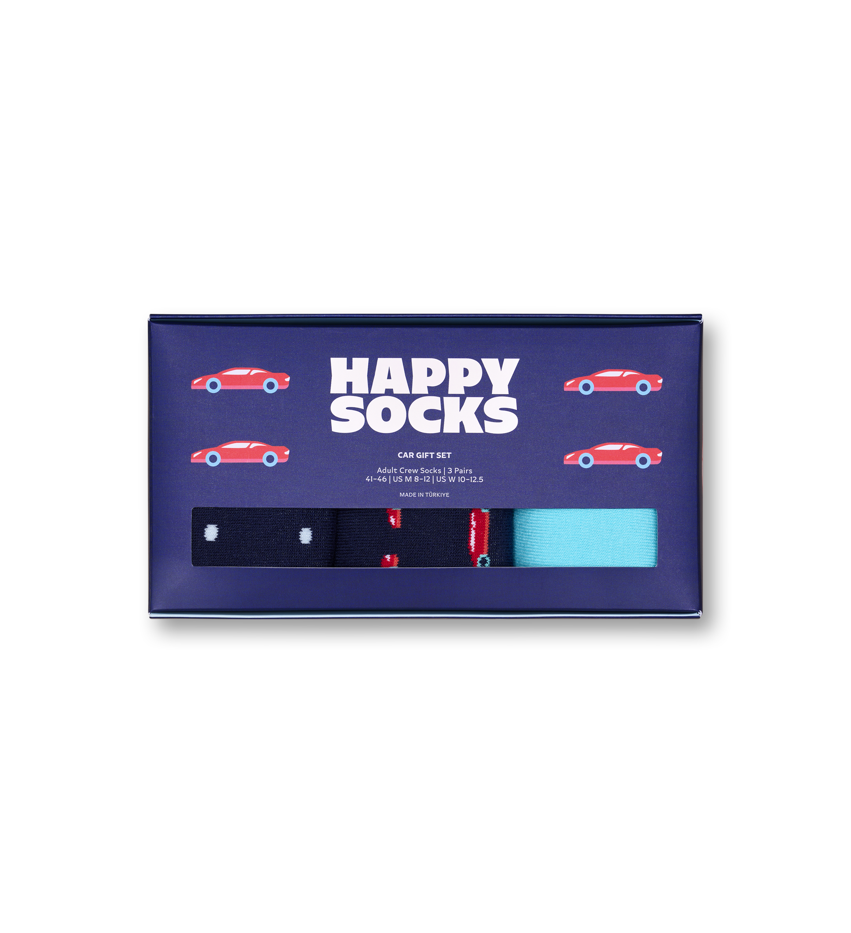 Car-Themed 3-Pack Gift Set | Crazy Travel Socks