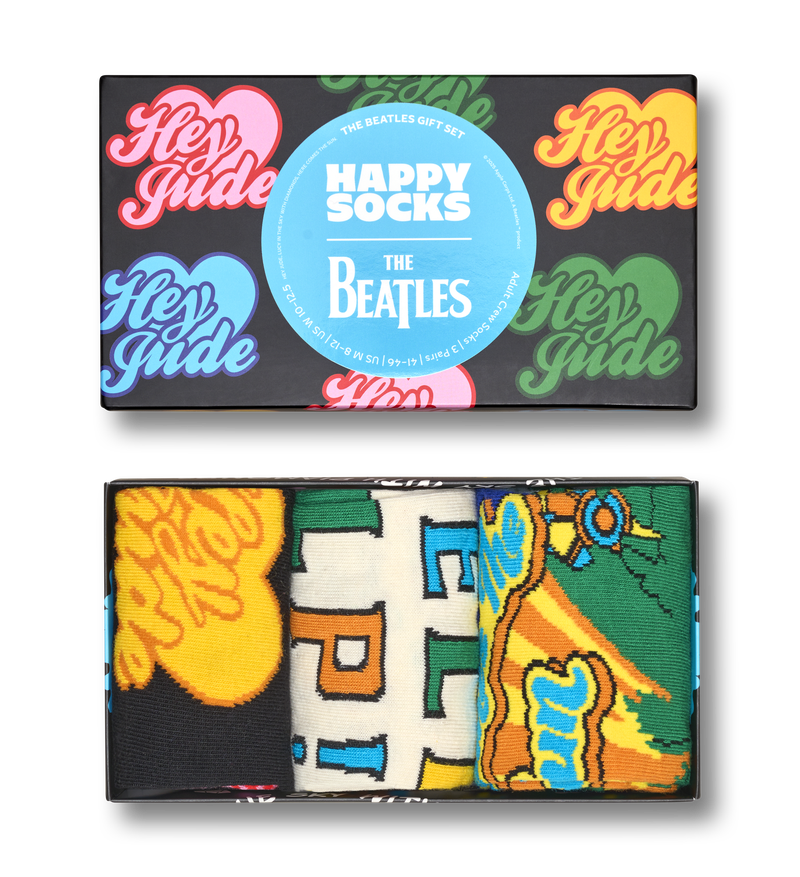 The Beatles 3-Pack Socks Gift Set