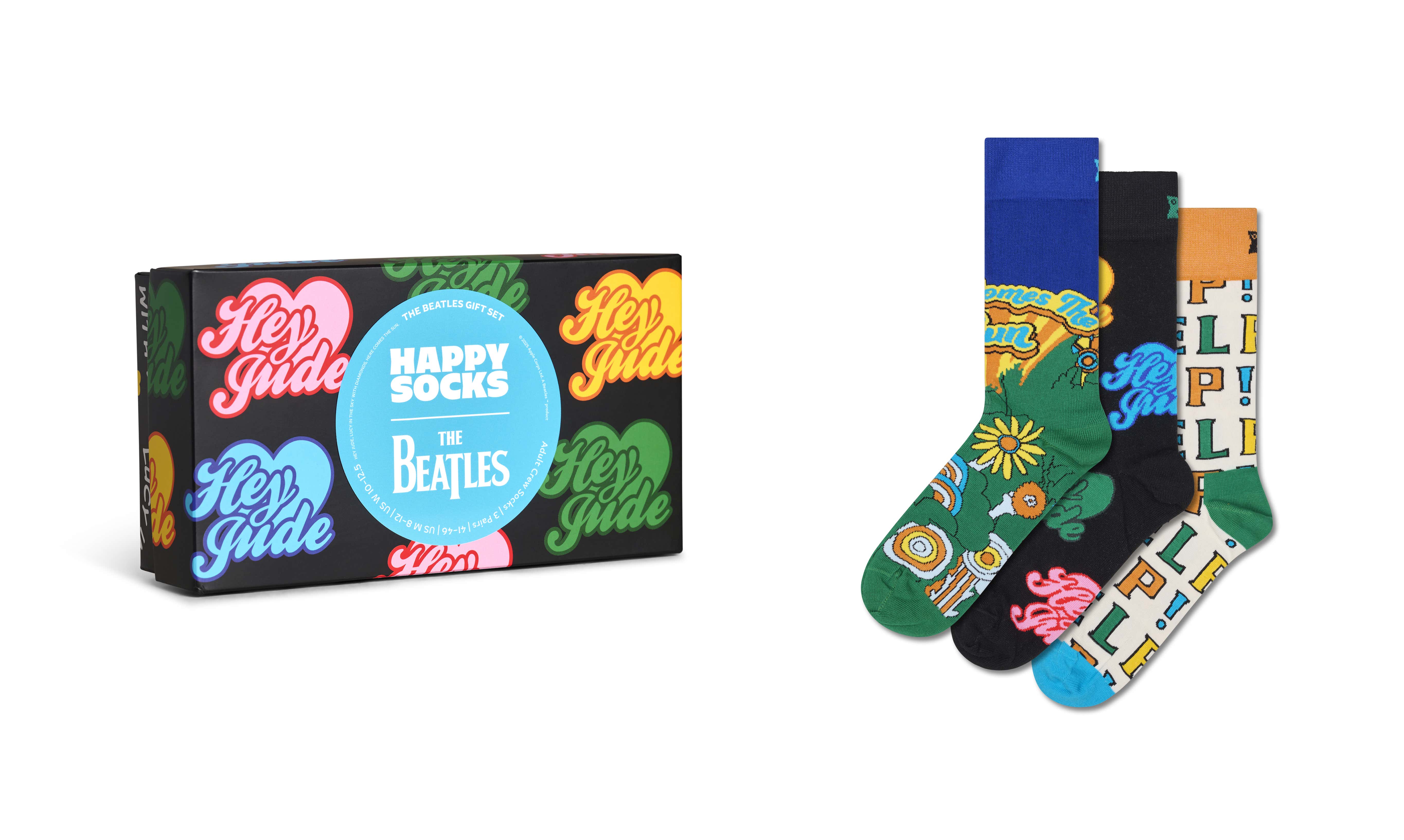 【新品・未使用】ビートルズ Happy Socks The Beatles x Happy Socks Bright Spot Socks - The Beatles